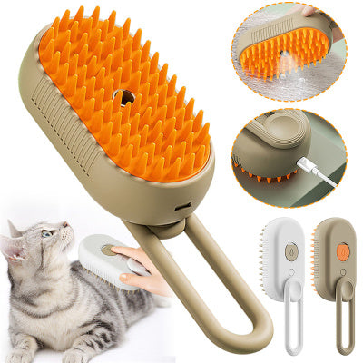 FurEase™ - Pet Steam Brush