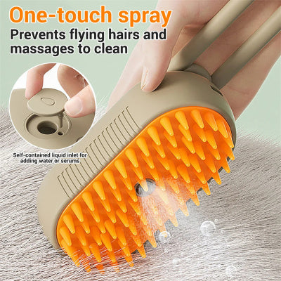 FurEase™ - Pet Steam Brush